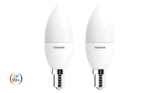toshiba frosted candle cri90 topled